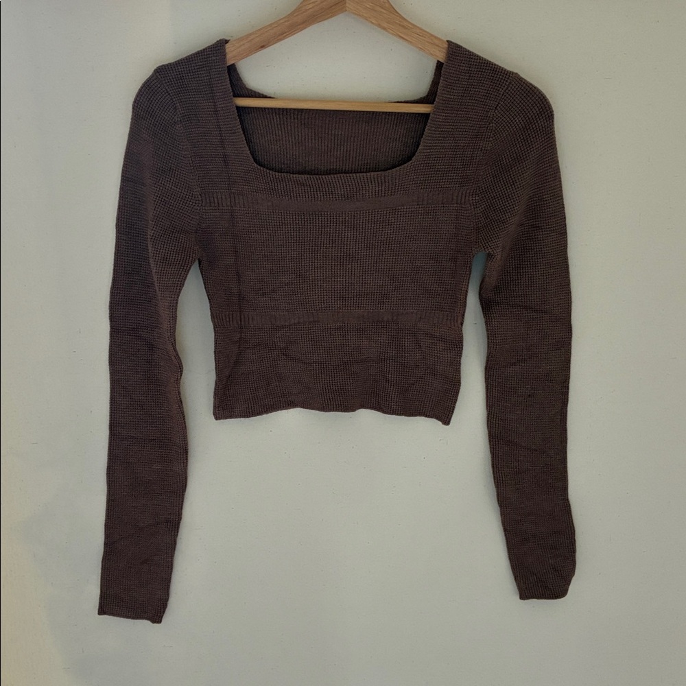 Long Sleeve Crop Top